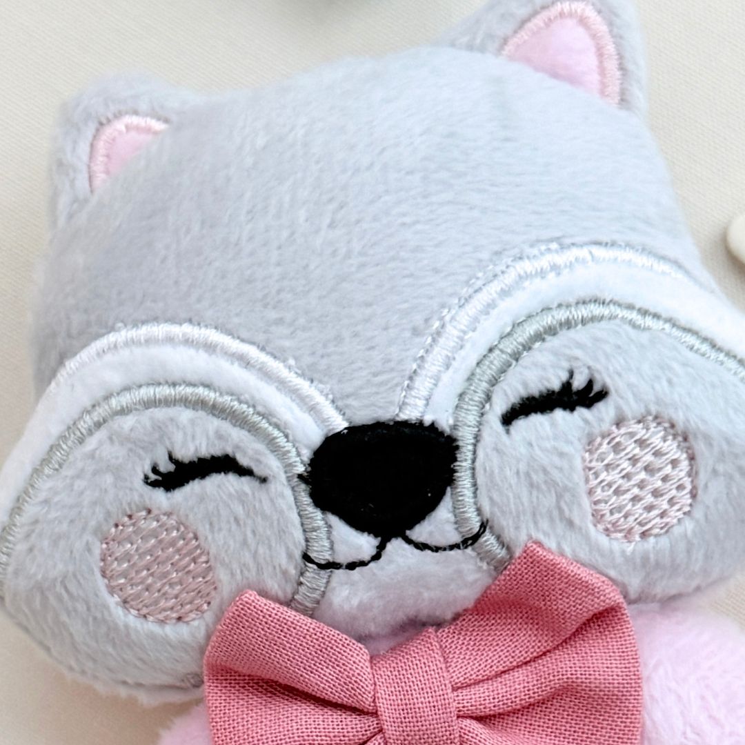 Bandi the Raccoon — Handmade Mini Plush