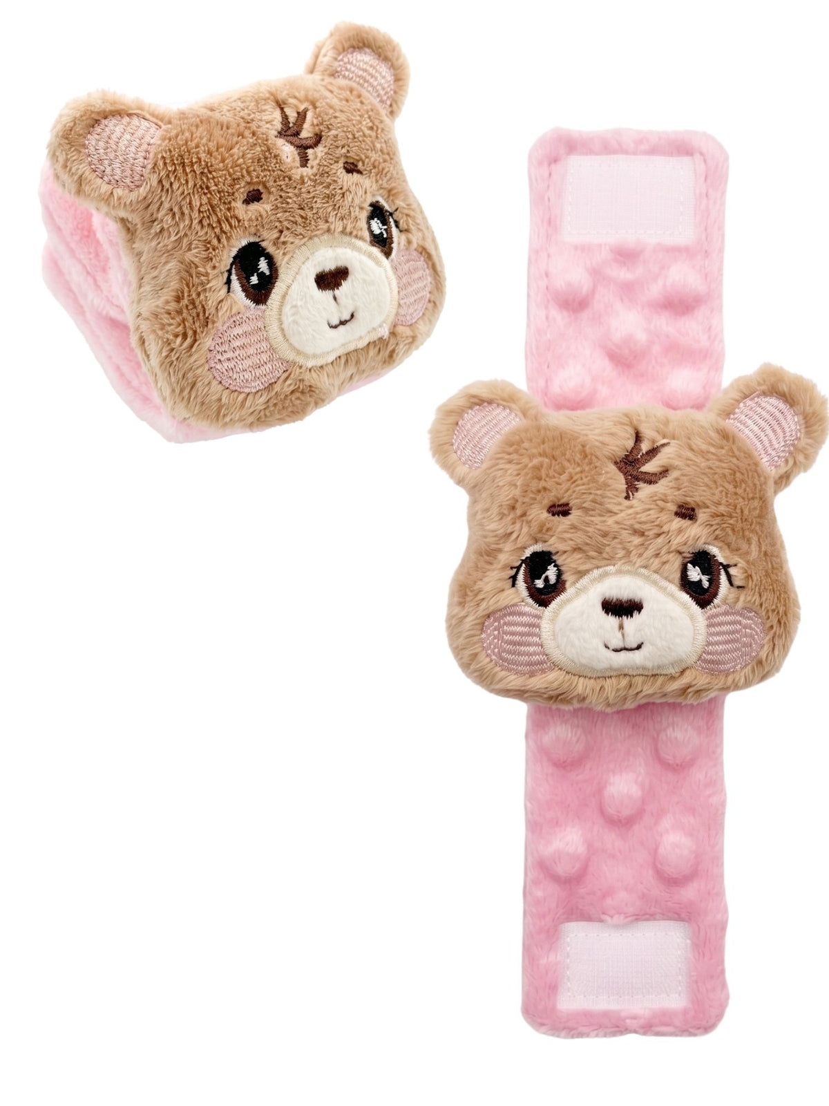Miel the Bear — Handmade Wrist Rattles (Set of 2)