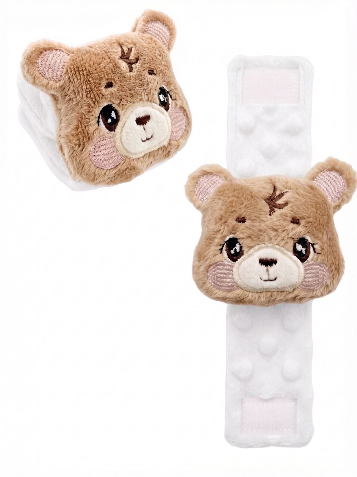 Miel the Bear — Handmade Wrist Rattles (Set of 2)