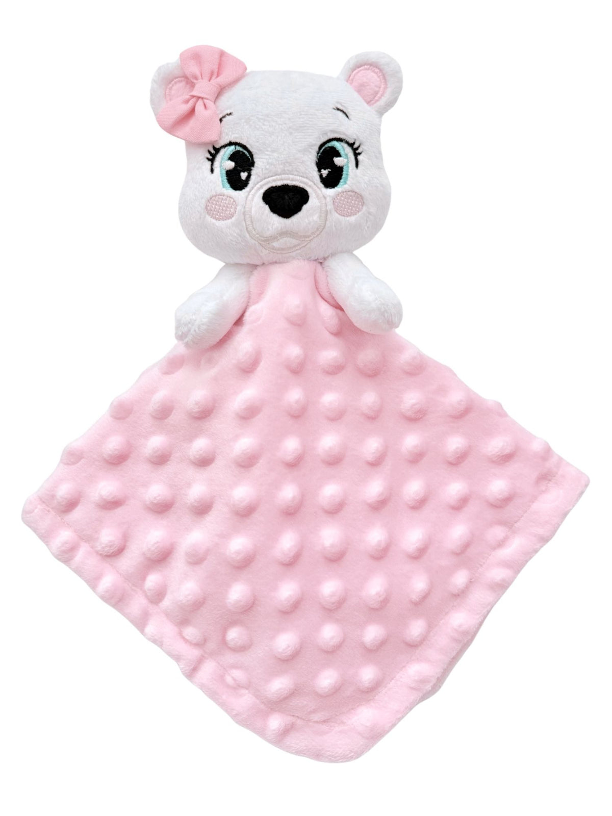 Bella the Polar Bear — Handmade Lovey Blanket