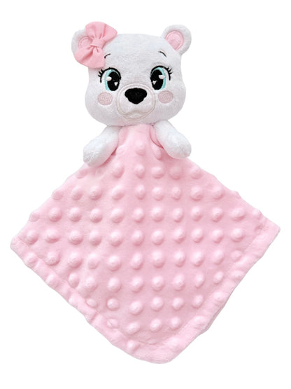 Bella the Polar Bear — Handmade Lovey Blanket