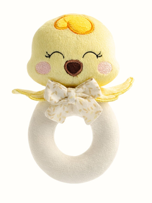 Lulu the Chick — Handmade Baby Rattle