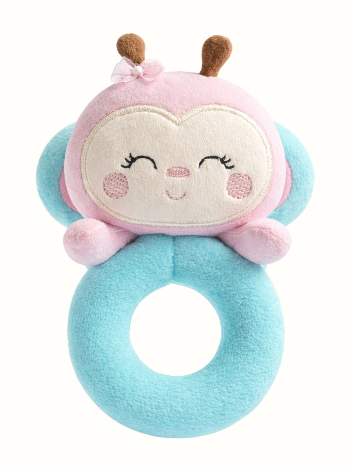 Luna the Butterfly — Handmade Baby Rattle