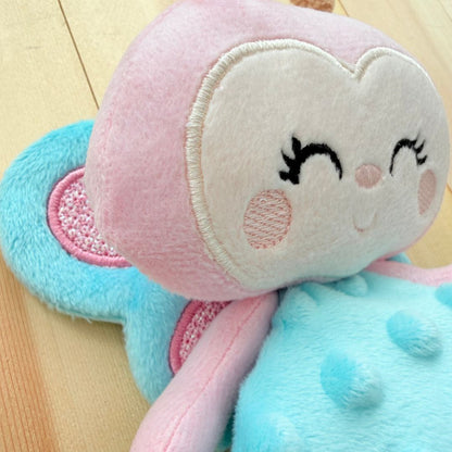 Luna the Butterfly — Handmade Lovey Blanket