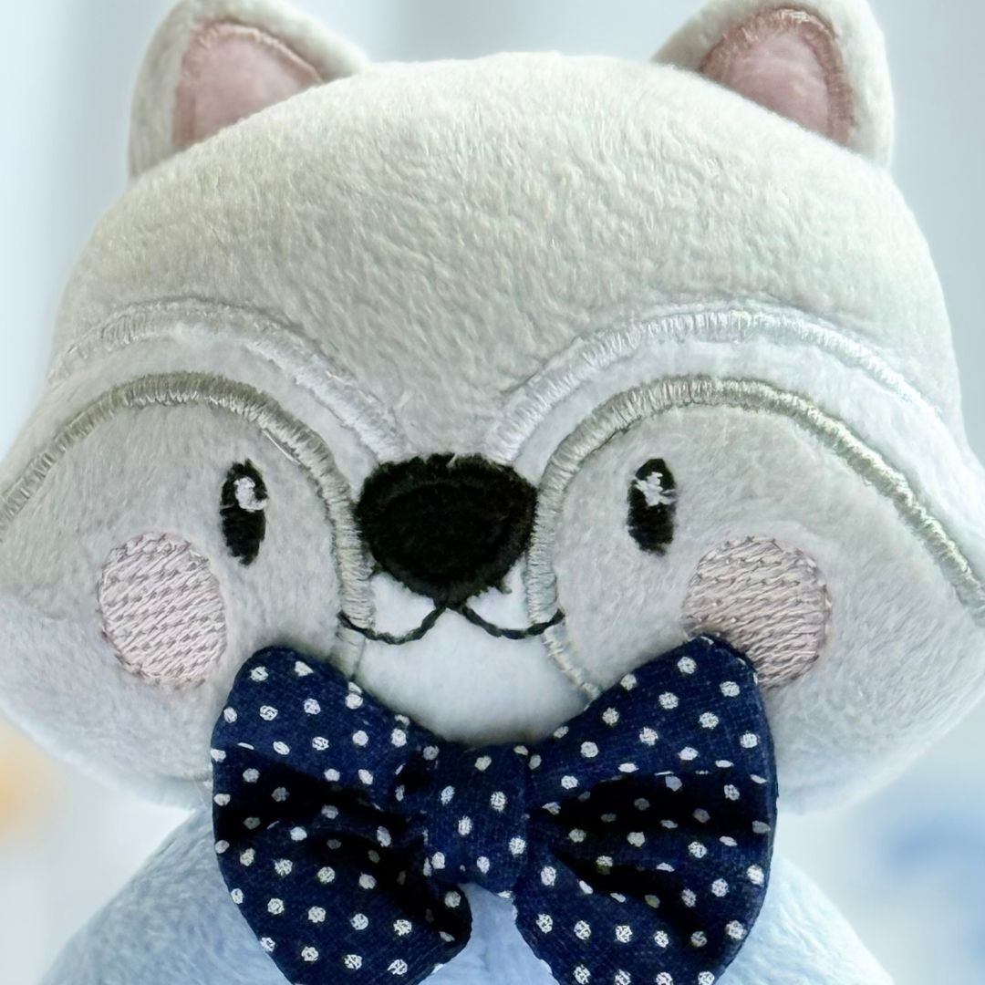 Rocco the Raccoon — Handmade Mini Plush