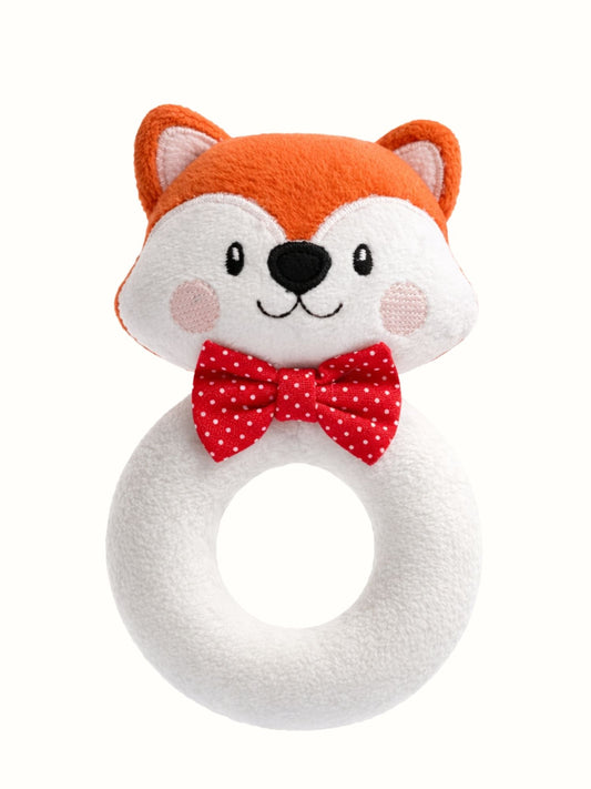 Rufo the Fox — Handmade Baby Rattle