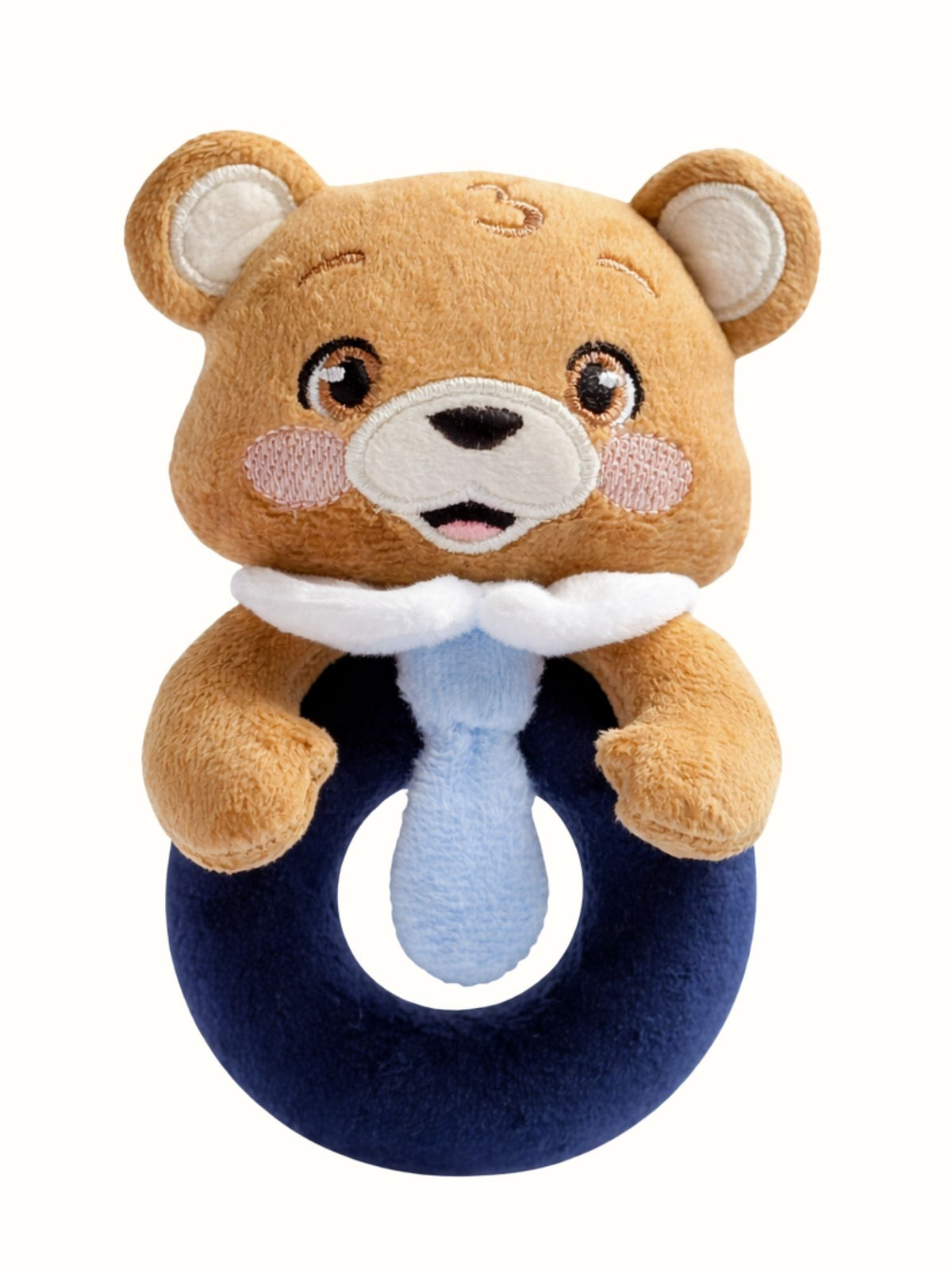 Theo the Bear — Handmade Baby Rattle