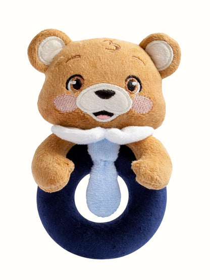 Theo the Bear — Handmade Baby Rattle