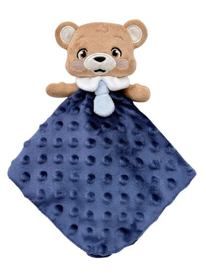 Theo the Bear — Handmade Lovey Blanket