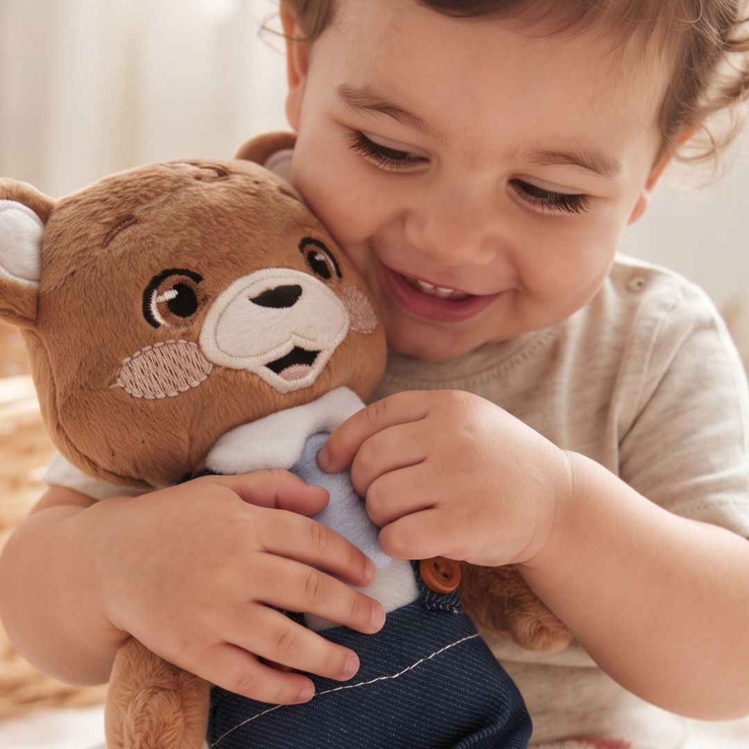 Theo the Bear — Handmade Plush Toy